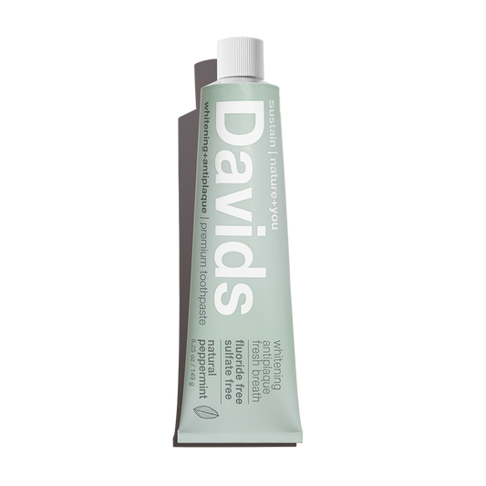 Davids Premium Toothpaste Whitening Antiplaque / Natural Peppermint 149G