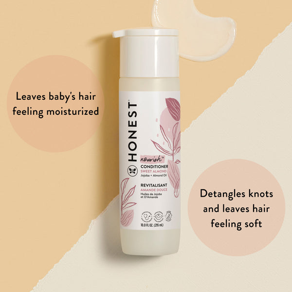 Honest Nourish Conditioner Sweet Almond Jojoba + Almond Oil 295 ML