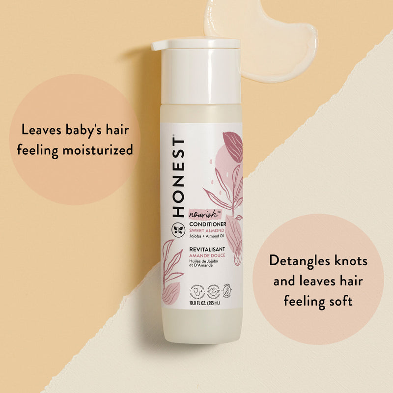 Honest Nourish Conditioner Sweet Almond Jojoba + Almond Oil 295 ML