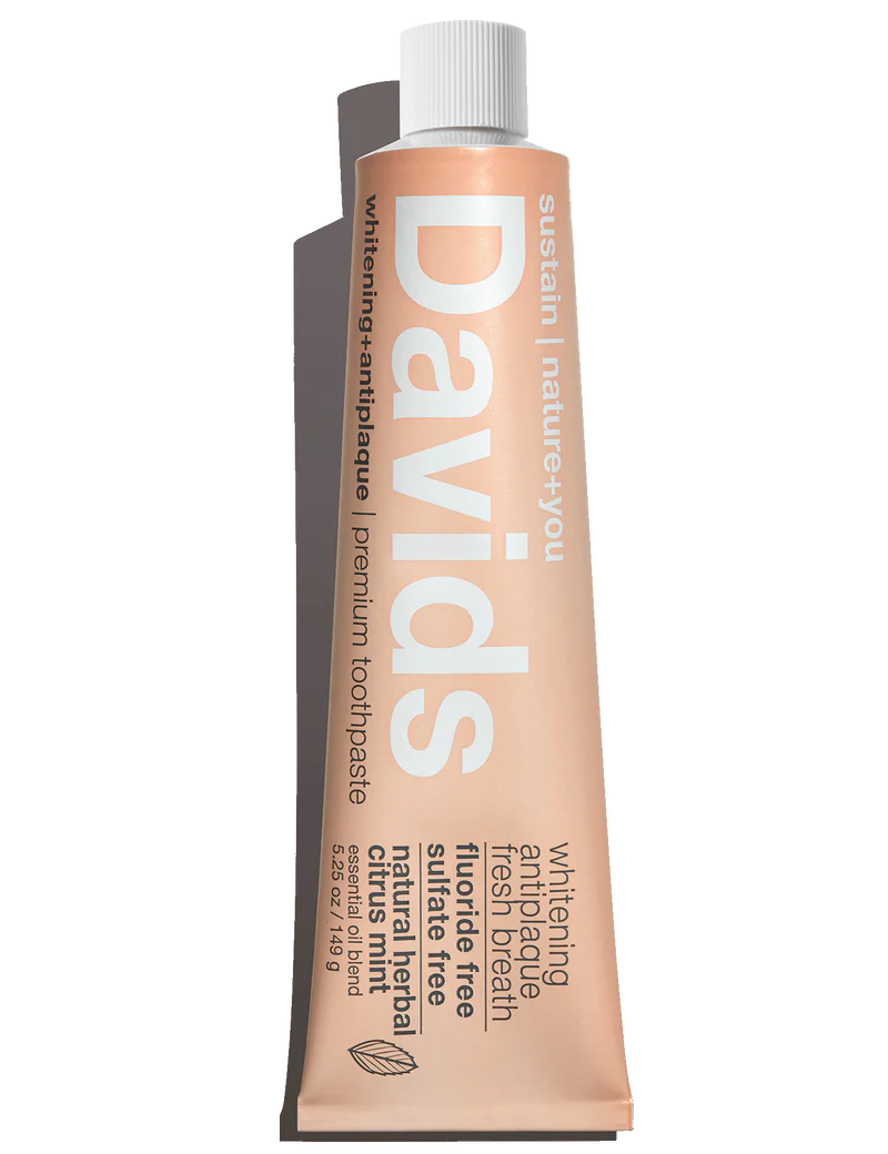 Davids Premium Toothpaste Whitening Antiplaque / Herbal Citrus Peppermint 149g.