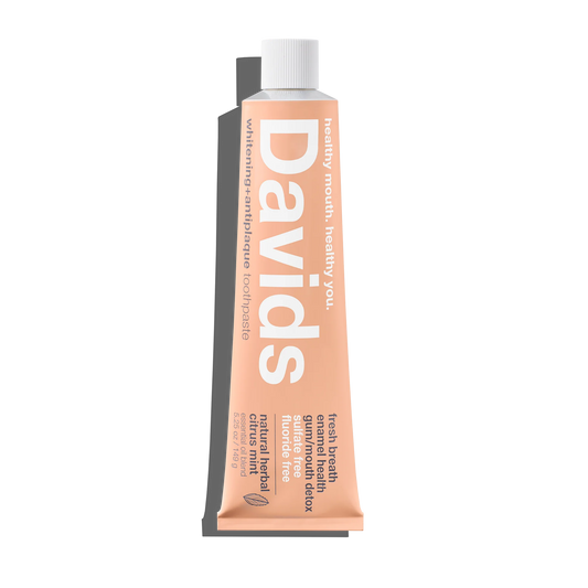 Davids Premium Toothpaste Whitening Antiplaque fresh breath / Natural Herbal Citrus Mint 149G