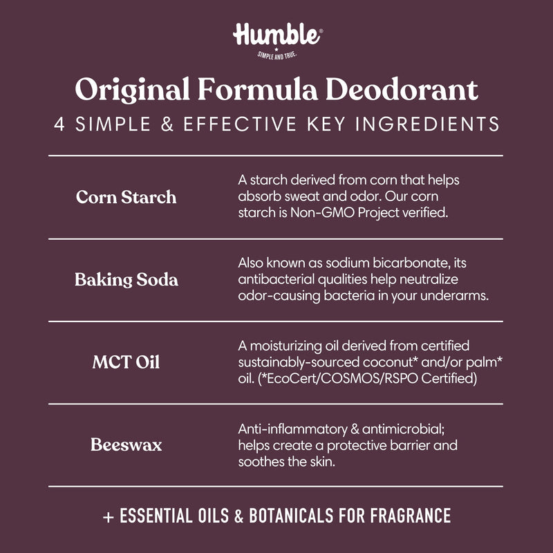 Humble Lavender & Holy Basil Aluminum Free Deodorant 70 g