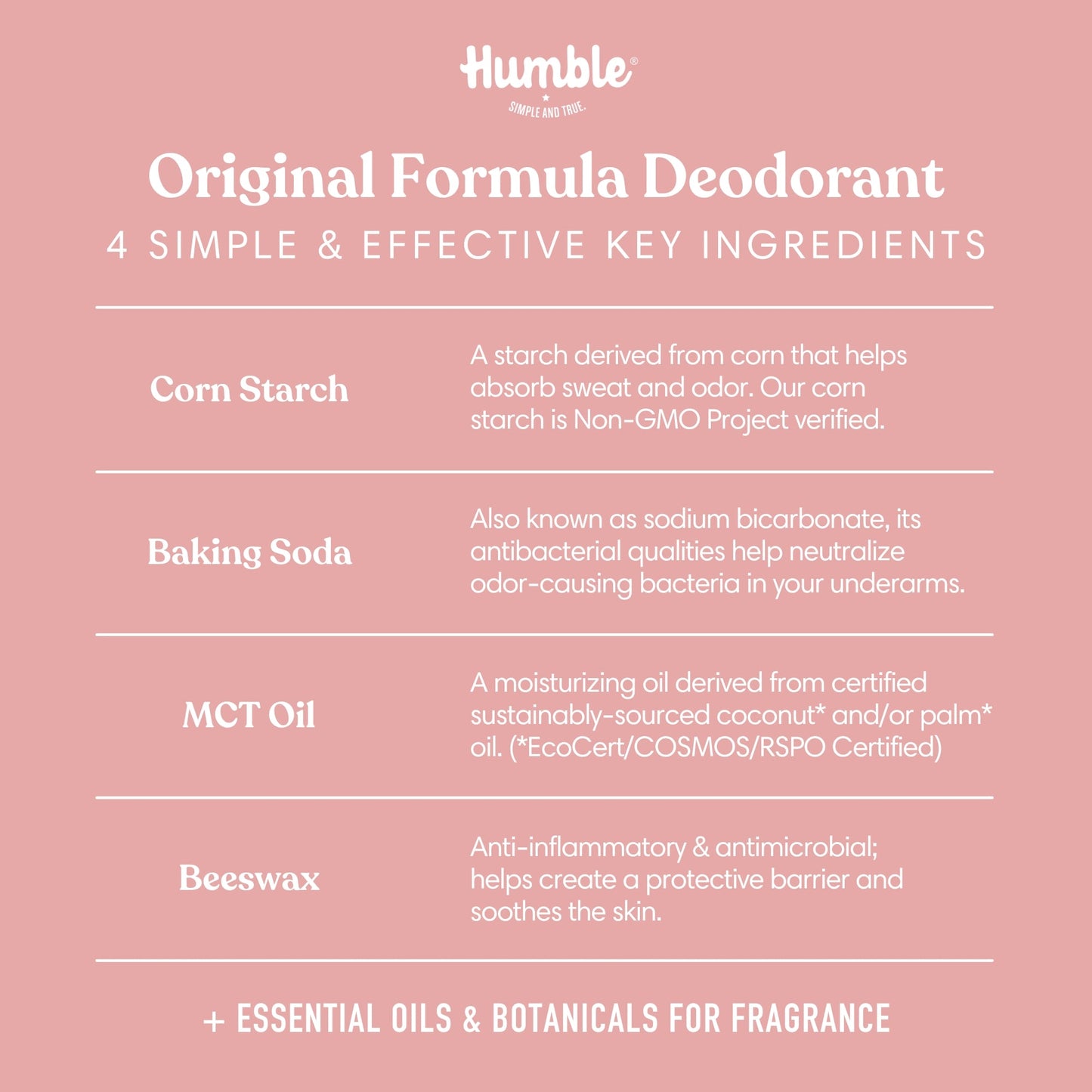 Humble Moroccan Rose Aluminum Free Deodorant 70 g