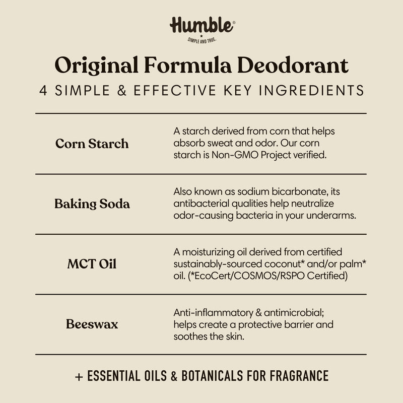 Humble Palo Santo & Frankincense Aluminum Free Deodorant 70 g
