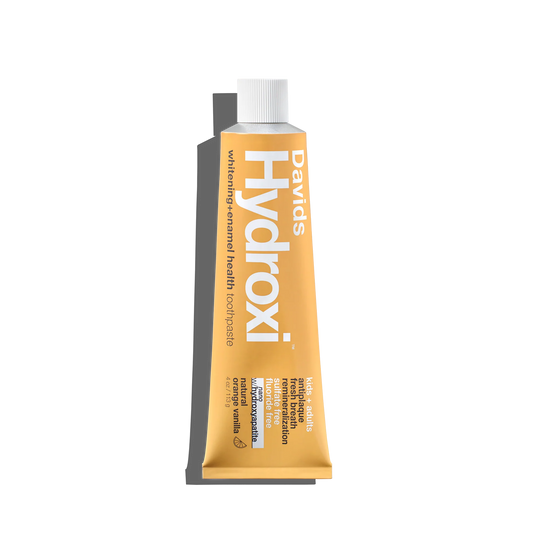 Davids Hydroxi Whitening & Enamel Health  Nano-hydroxyapatite Toothpaste  Kids & Adults  Orange Vanilla 113g