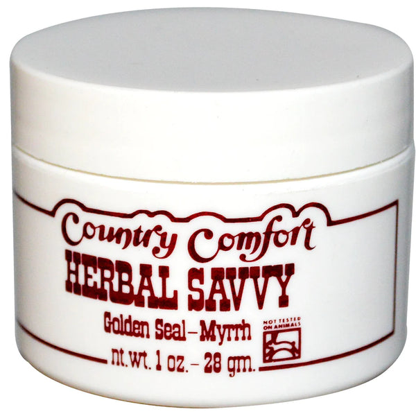 COUNTRY COMFORT, Herbal Savvy, Golden Seal-Myrrh, 28G