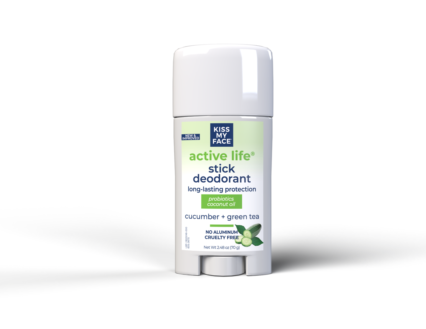 Kiss My Face Active Life Stick Cucumber Green Tea Deodorant 70g