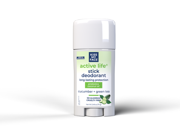 Kiss My Face Active Life Stick Cucumber Green Tea Deodorant 70g