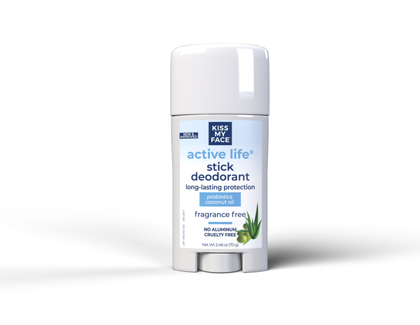 Kiss My Face Active Life Stick Fragrance Free Deodorant 70g