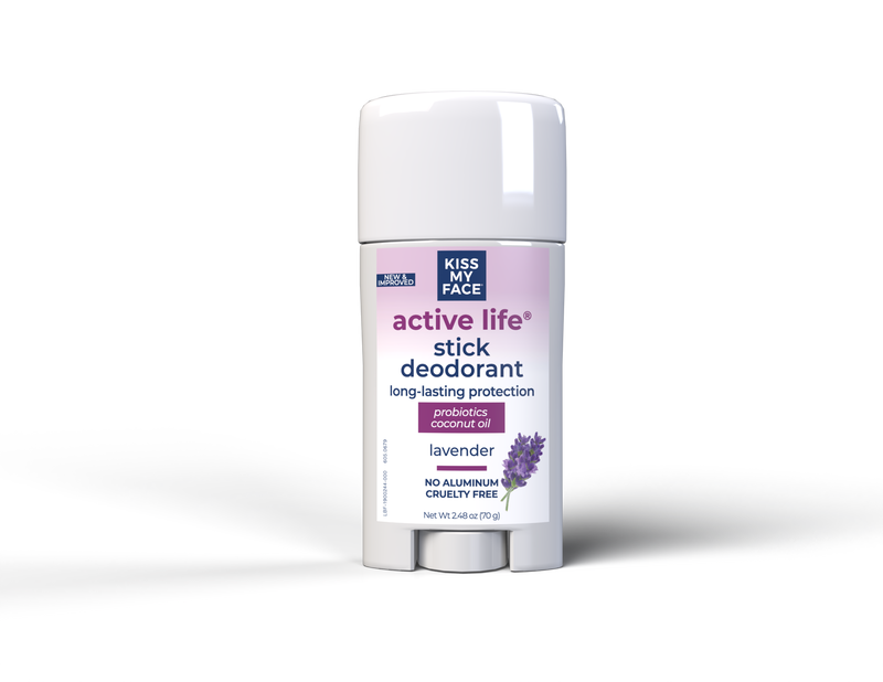 Kiss My Face Active Life Stick - Lavender Deodorant 70g