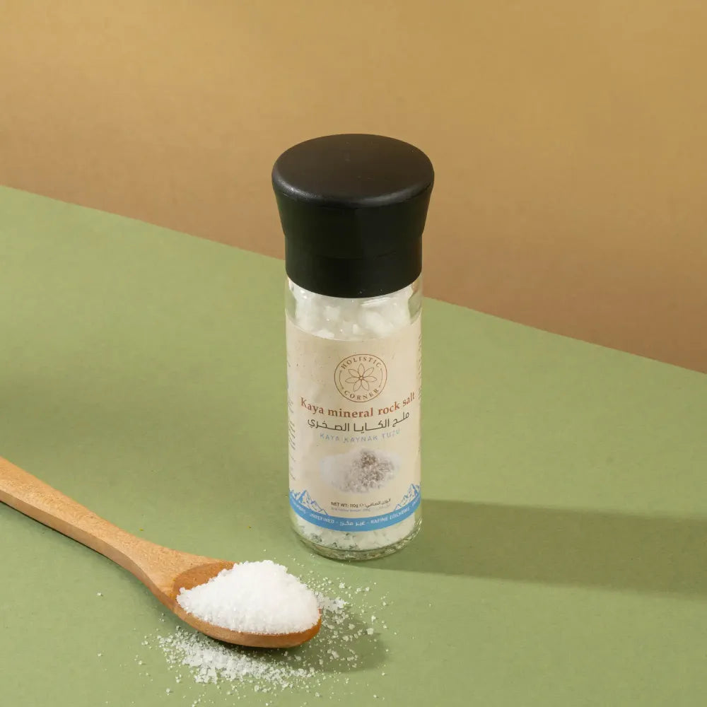 Holistic Corner Kaya Mineral Rock Salt with a Grinder 110g