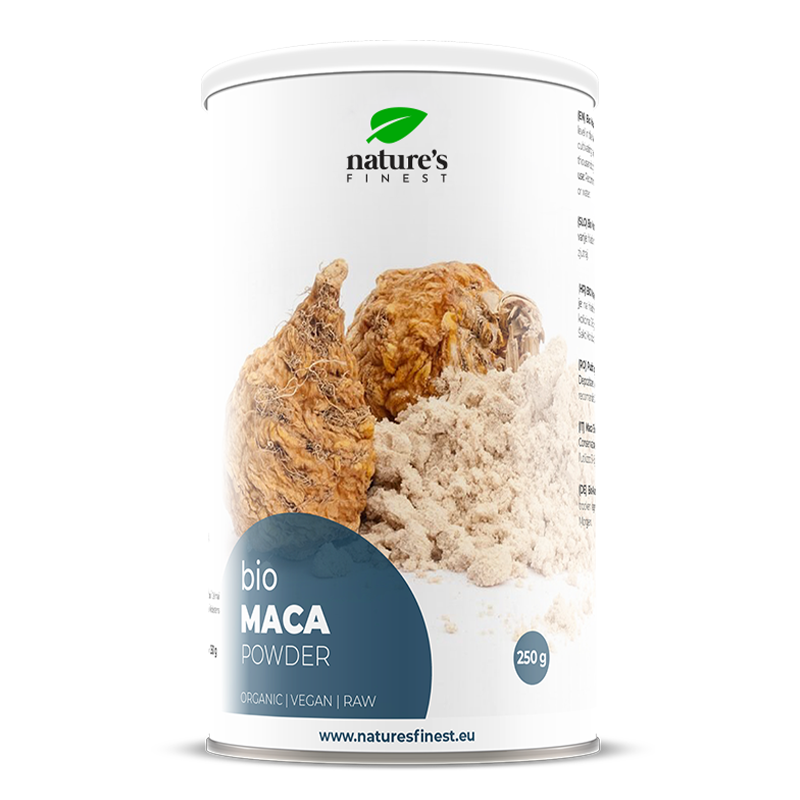Nature's Finest Bio Maca Powder organic vegan raw 250g