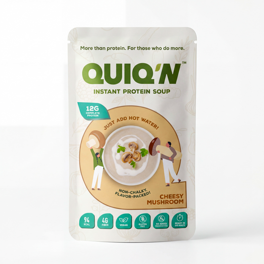 Quiq'N  Instant Protein Soup Cheesy Mushroom 25g