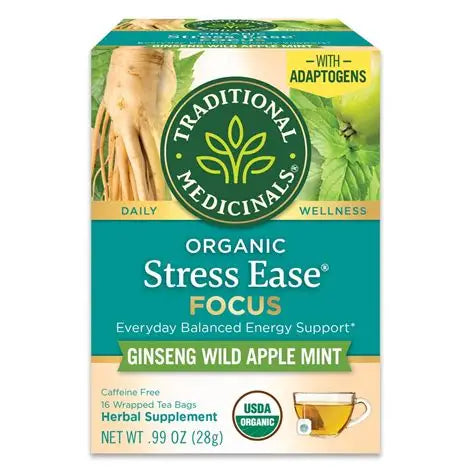 Traditional Medicinals Organic Stress Ease Focus 28g