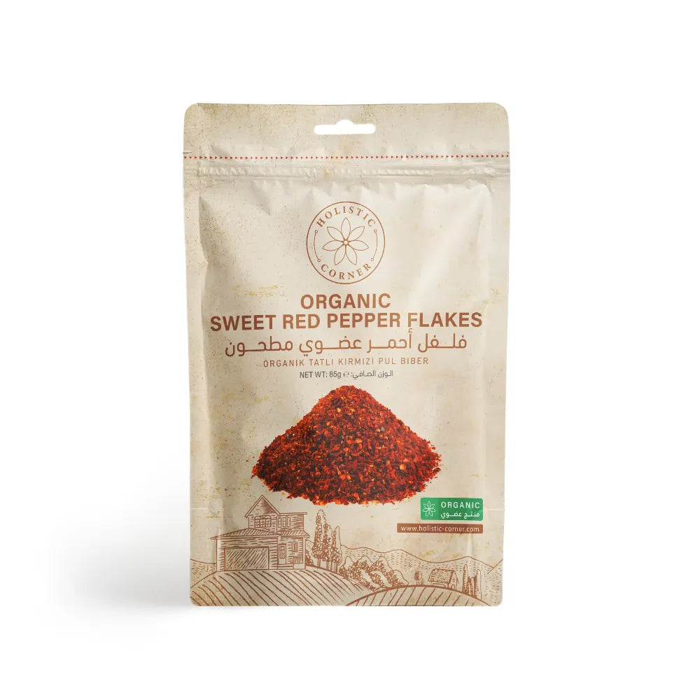 Holistic Corner Organic Sweet Red Pepper Flakes 85g