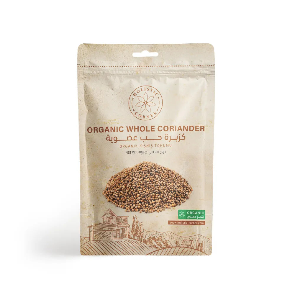 Holistic Corner Organic Coriander Whole 40g