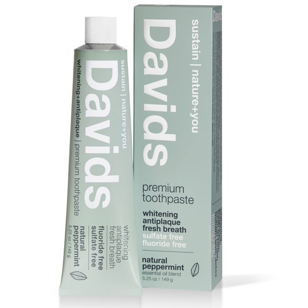 Davids Premium Toothpaste Whitening Antiplaque / Natural Peppermint 149G
