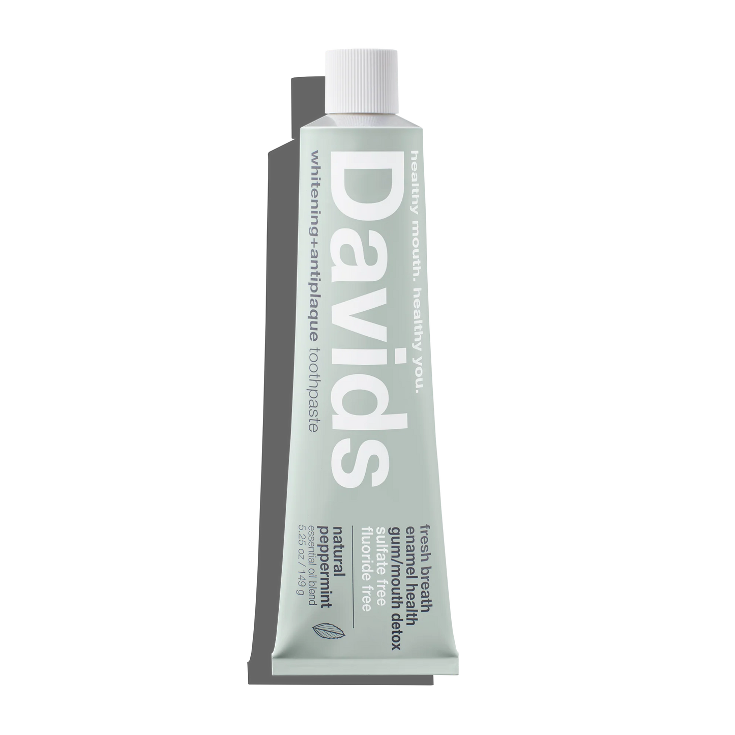 Davids Premium Toothpaste Whitening Antiplaque / Natural Peppermint 149G