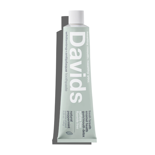 Davids Premium Toothpaste Whitening Antiplaque / Natural Peppermint 149G