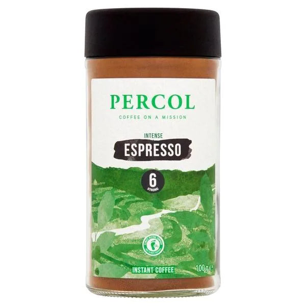 Percol Coffee on a mission Intense Espresso 6 Strong 100G