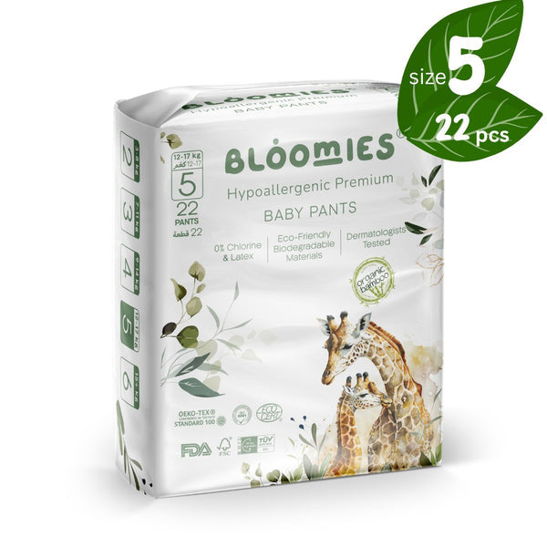 Bloomies Bamboo Baby Pants - Size 5 (12-17kg)