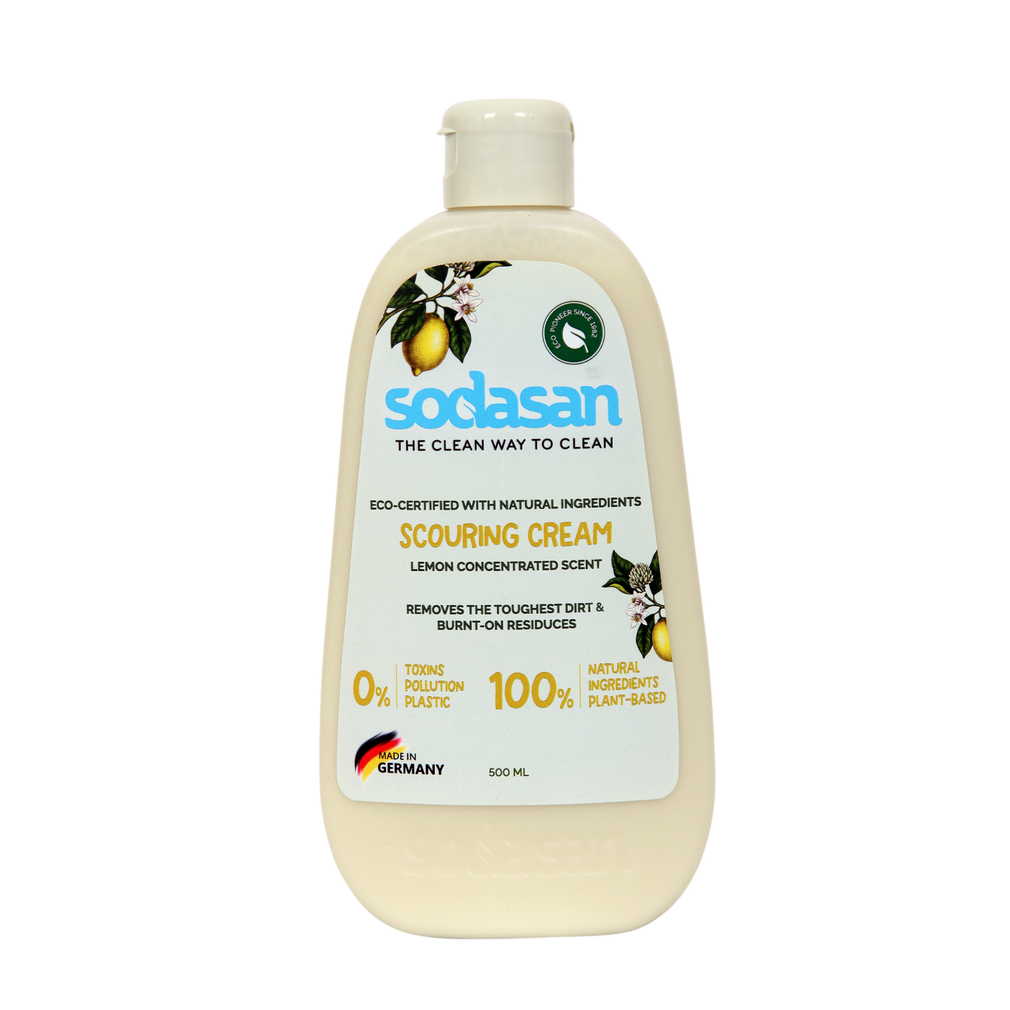 Sodasan 100% Natural Citrus Scouring Cream 500g