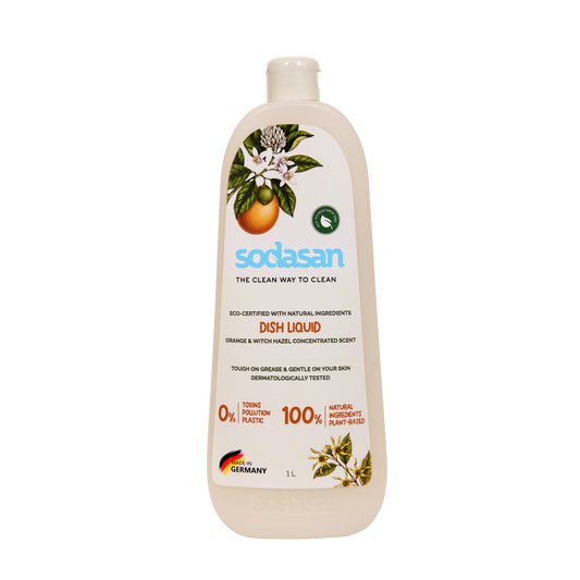 Sodasan 100% Natural Dish Balm Orange and Hazel 1Kg