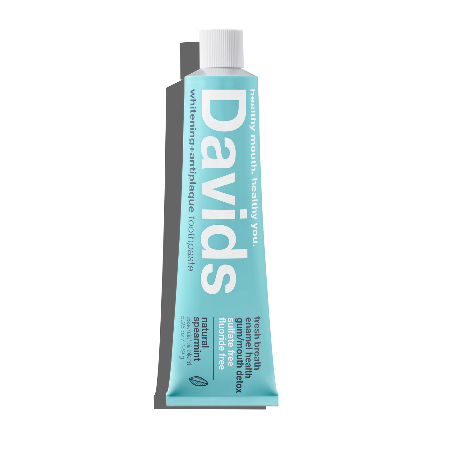 Davids Premium Whitening + Anti-plaque Toothpaste / Spearmint 149g