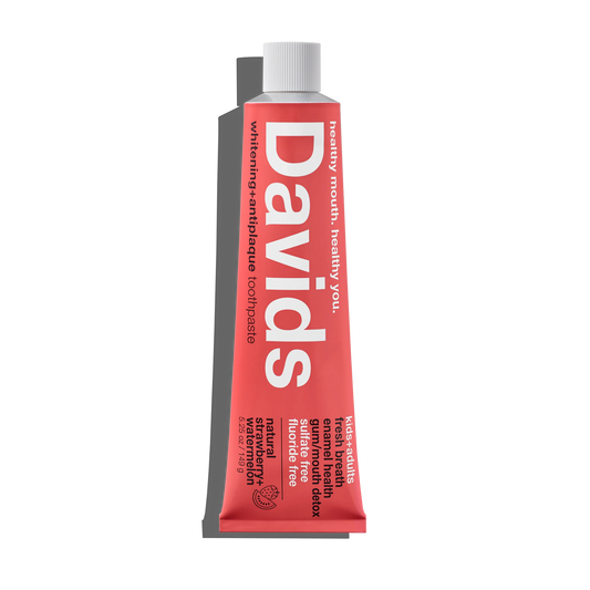 Davids Premium Toothpaste Whitening Antiplaque / Natural Strawberry + Watermelon 149G