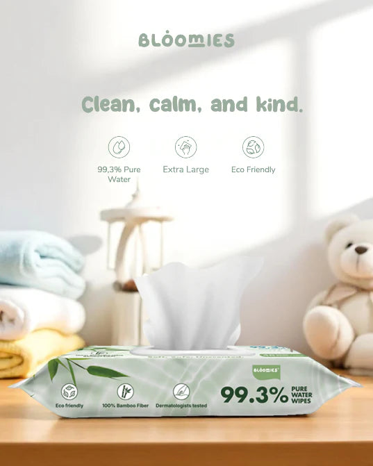 Bloomies Bamboo Baby Wipes 48pcs
