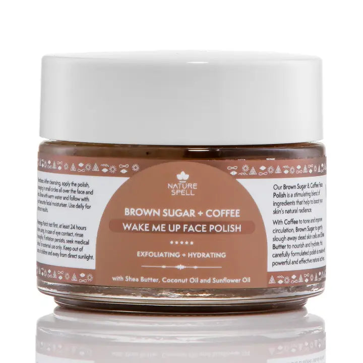 Nature Spell Wake Me Up Face Polish Brown Sugar & Coffee 100ML