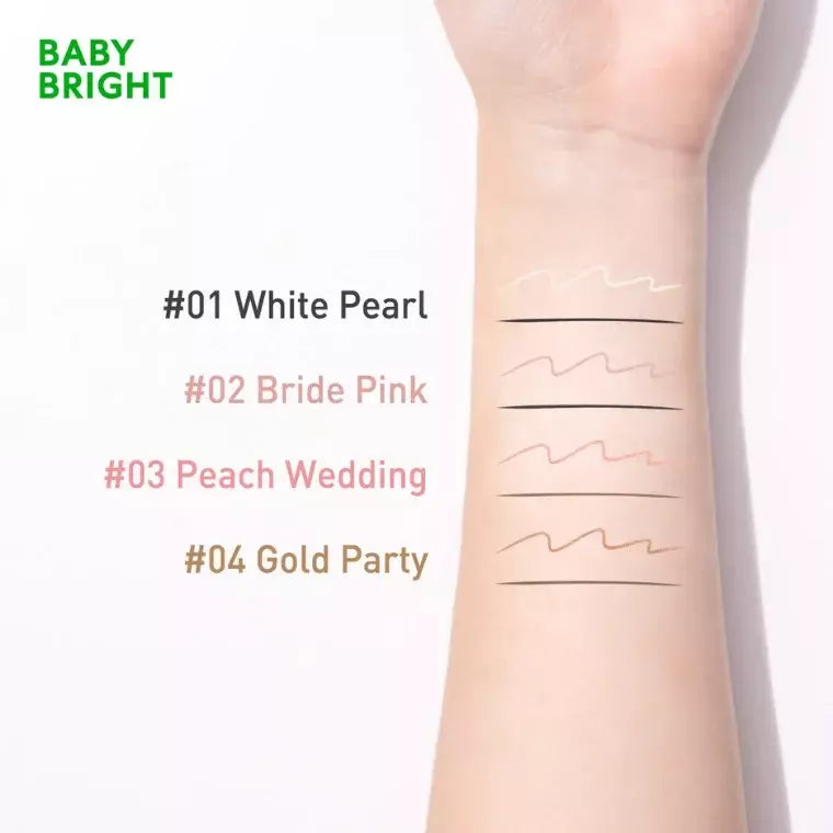 BABY BRIGHT Rosy Rose Eyeliner & Eye Lighter 02 Bride Pink
