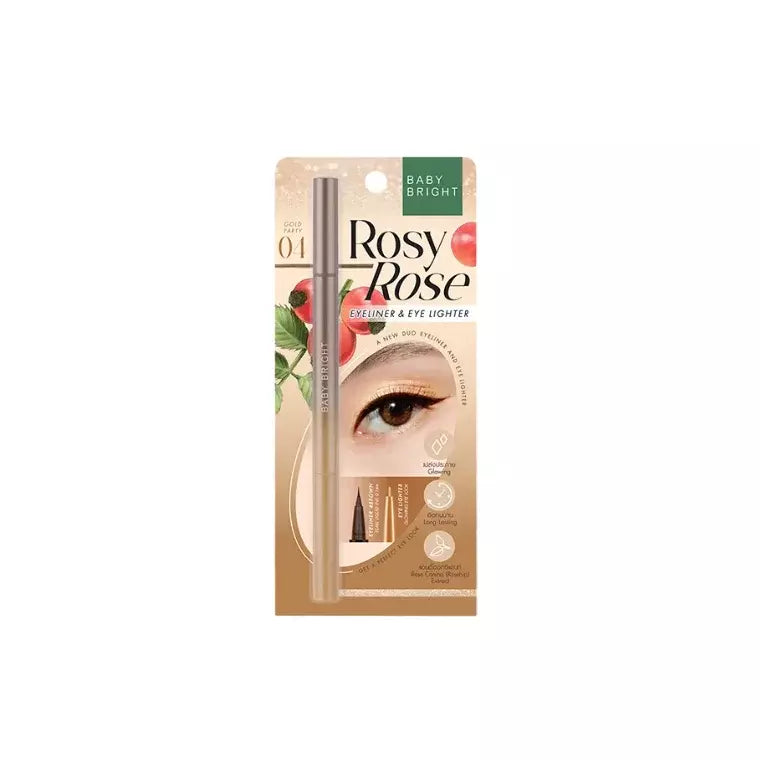 BABY BRIGHT Rosy Rose Eyeliner & Eye Lighter 04 Gold Party
