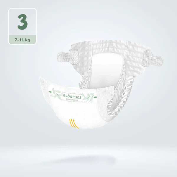 Bloomies Bamboo Baby Diapers - Size 3 (7-11kg)