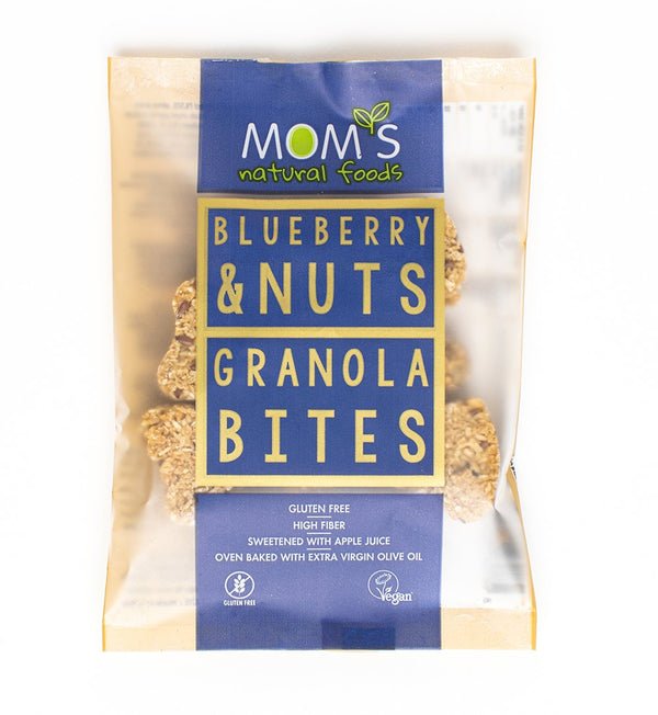 Mom’s Natural Foods, BlueBerry & Nuts Granola Bites 50