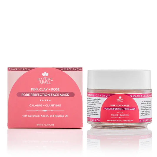 Nature Spell Pore Perfection Face Mask Pink Clay & Rose 100ML