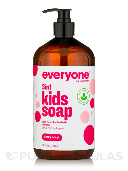 Everyone 3 In 1 Kids Soap Berry Blast (946 ML)