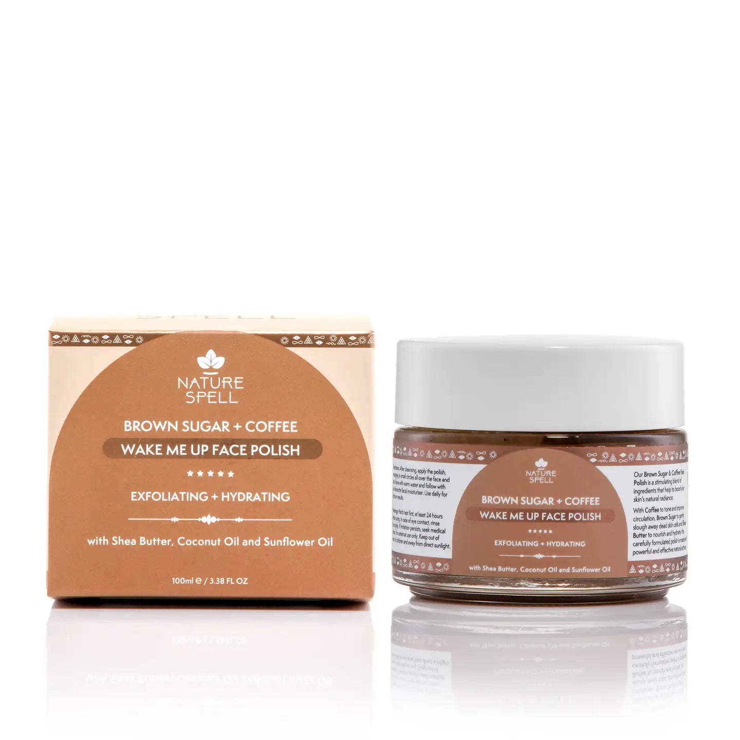 Nature Spell Wake Me Up Face Polish Brown Sugar & Coffee 100ML
