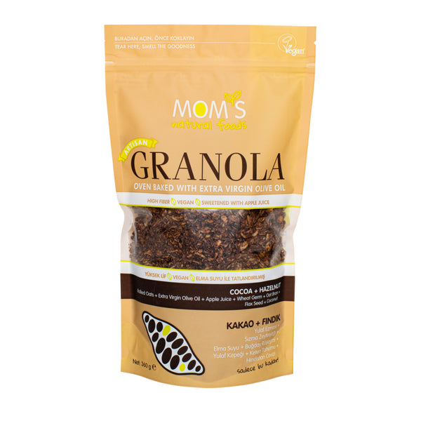 MOM'S NATURAL FOODS Cacao + Hazelnut Granola 360 G