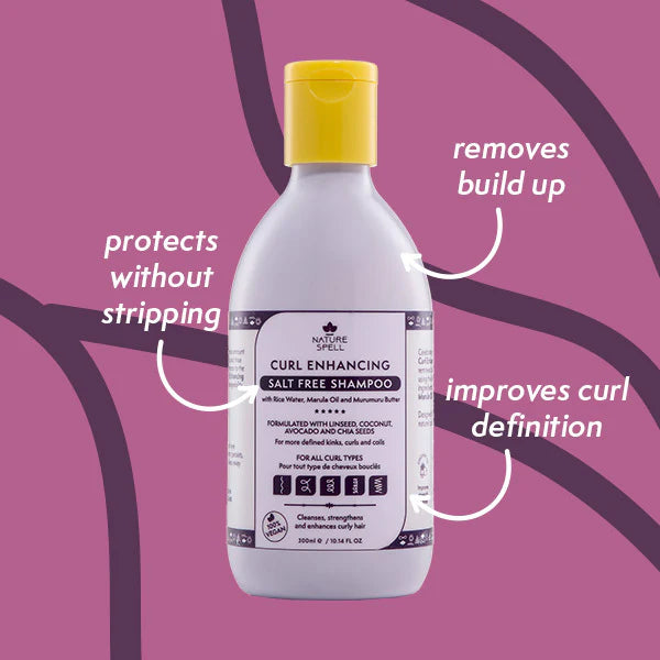 Nature Spell Curl Enhancing Salt Free Shampoo 300ML