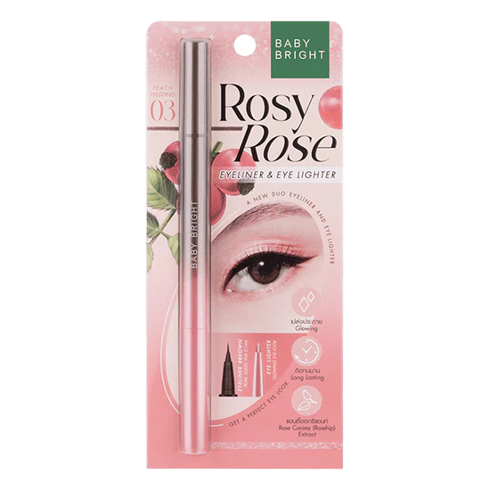 BABY BRIGHT Rosy Rose Eyeliner & Eye Lighter 03 Peach Wedding