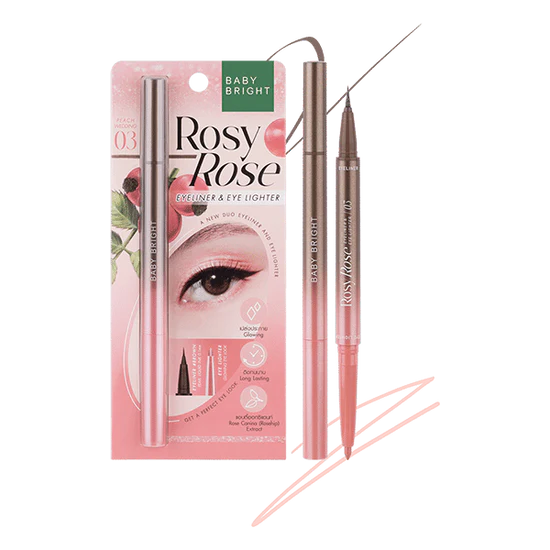 BABY BRIGHT Rosy Rose Eyeliner & Eye Lighter 03 Peach Wedding