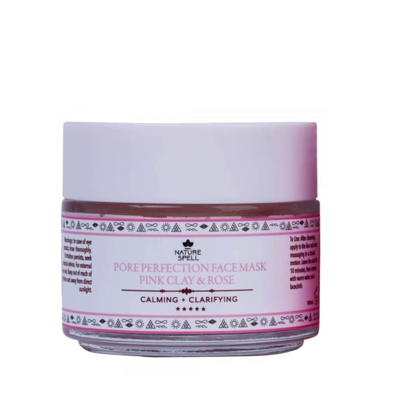 Nature Spell Pore Perfection Face Mask Pink Clay & Rose 100ML