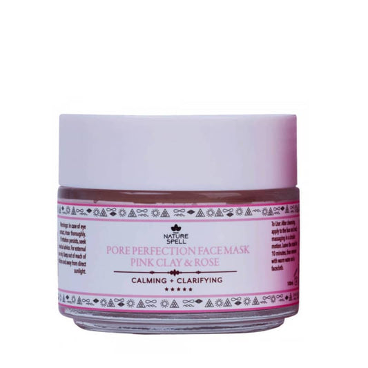 Nature Spell Pore Perfection Face Mask Pink Clay & Rose 100ML
