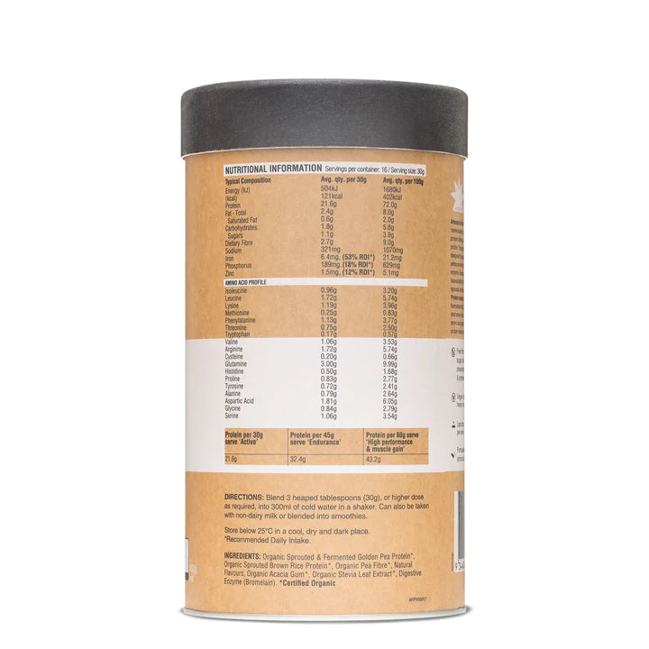 AMAZONIA Raw Protein Isolate Vanilla 1KG