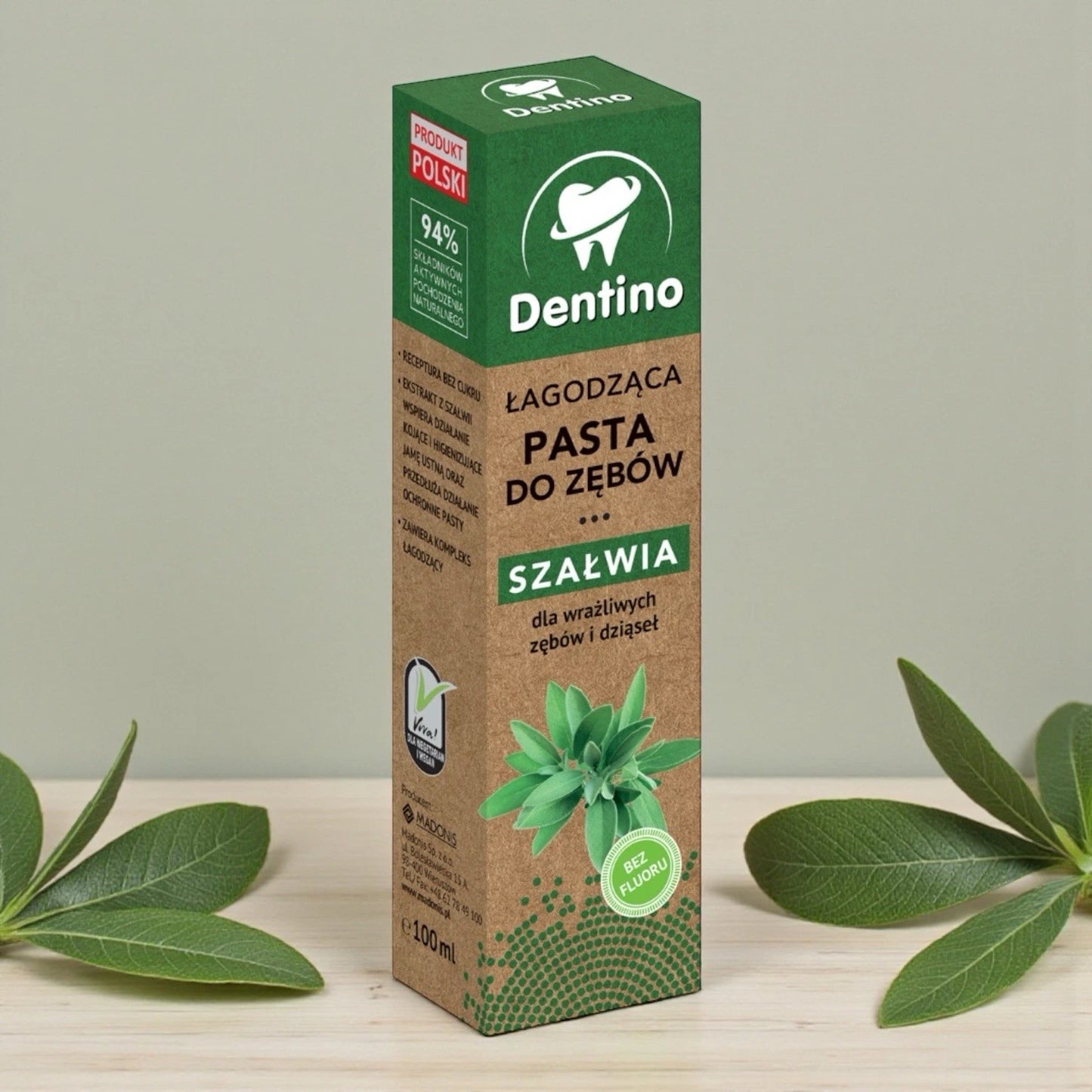 Dentino Soothing Toothpaste - Sage 100 ml