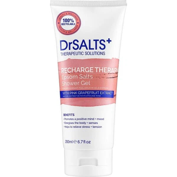 Dr Salts Recharge Boost Epsom salts  Shower Gel 200ml