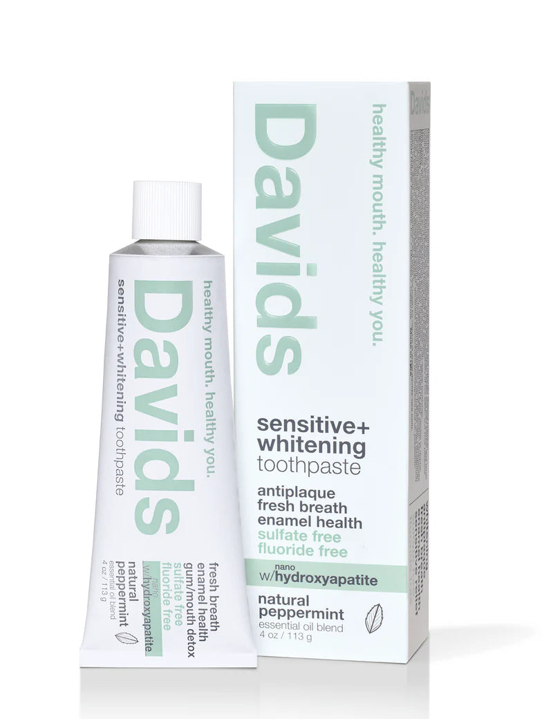 Davids Premium Toothpaste Sensitive Whitening Nano-Hydroxyapatite / Peppermint 50g.