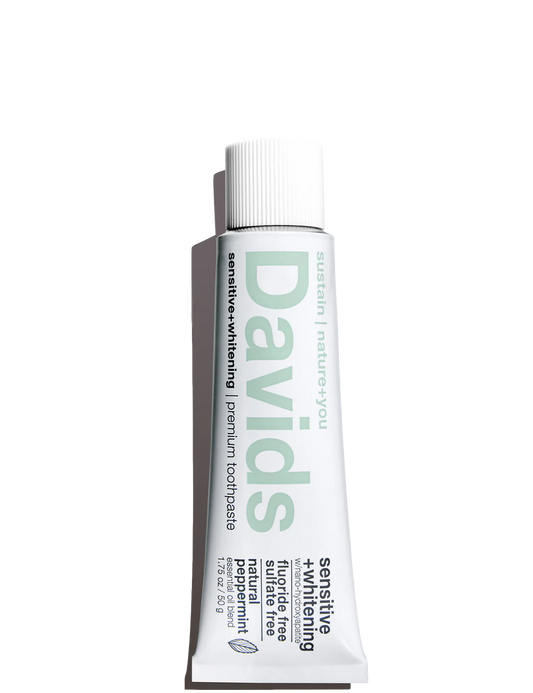Davids Premium Toothpaste Sensitive Whitening Nano-Hydroxyapatite / Peppermint 50g