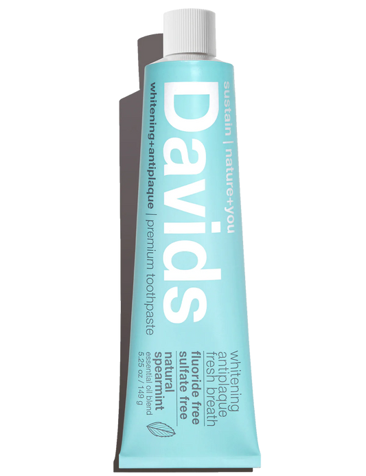 Davids Premium Whitening + Anti-plaque Toothpaste / Spearmint 149g